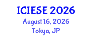 International Conference on Industrial Electronics and Systems Engineering (ICIESE) August 16, 2026 - Tokyo, Japan