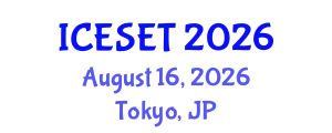 International Conference on Energy Systems Engineering and Technology (ICESET) August 16, 2026 - Tokyo, Japan