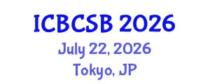 International Conference on Bioinformatics, Computational and Systems Biology (ICBCSB) July 22, 2026 - Tokyo, Japan