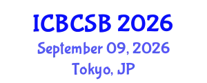 International Conference on Bioinformatics, Computational and Systems Biology (ICBCSB) September 09, 2026 - Tokyo, Japan