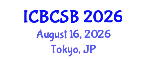 International Conference on Bioinformatics, Computational and Systems Biology (ICBCSB) August 16, 2026 - Tokyo, Japan