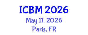 International Conference on Biomechanics (ICBM) May 11, 2026 - Paris, France
