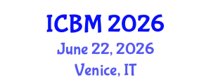 International Conference on Biomechanics (ICBM) June 22, 2026 - Venice, Italy