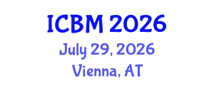 International Conference on Biomechanics (ICBM) July 29, 2026 - Vienna, Austria