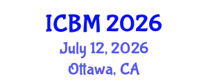 International Conference on Biomechanics (ICBM) July 12, 2026 - Ottawa, Canada