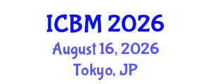 International Conference on Biomechanics (ICBM) August 16, 2026 - Tokyo, Japan