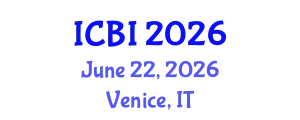 International Conference on Bioinformatics (ICBI) June 22, 2026 - Venice, Italy