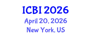 International Conference on Bioinformatics (ICBI) April 20, 2026 - New York, United States