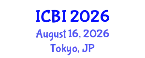 International Conference on Bioinformatics (ICBI) August 16, 2026 - Tokyo, Japan