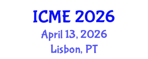 International Conference on Medical Engineering (ICME) April 13, 2026 - Lisbon, Portugal