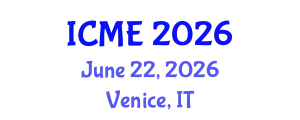 International Conference on Medical Engineering (ICME) June 22, 2026 - Venice, Italy
