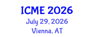 International Conference on Medical Engineering (ICME) July 29, 2026 - Vienna, Austria