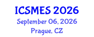 International Conference on Sport Medicine and Exercise Science (ICSMES) September 06, 2026 - Prague, Czechia