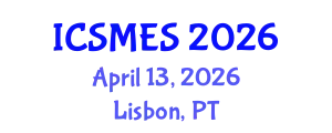 International Conference on Sport Medicine and Exercise Science (ICSMES) April 13, 2026 - Lisbon, Portugal