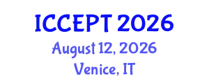 International Conference on Chemical Engineering and Process Technology (ICCEPT) August 12, 2026 - Venice, Italy