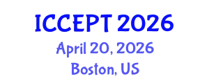 International Conference on Chemical Engineering and Process Technology (ICCEPT) April 20, 2026 - Boston, United States