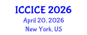 International Conference on Communication, Information and Computer Engineering (ICCICE) April 20, 2026 - New York, United States