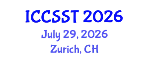 International Conference on Computer Science and Systems Technology (ICCSST) July 29, 2026 - Zurich, Switzerland