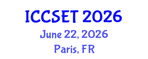 International Conference on Computer Systems Engineering and Technology (ICCSET) June 22, 2026 - Paris, France