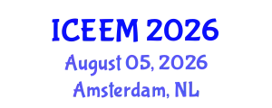 International Conference on Engineering, Economics and Management (ICEEM) August 05, 2026 - Amsterdam, Netherlands