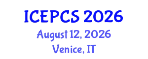International Conference on Economics, Politics and Civil Society (ICEPCS) August 12, 2026 - Venice, Italy
