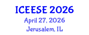 International Conference on Electrical, Electronics and Systems Engineering (ICEESE) April 27, 2026 - Jerusalem, Israel