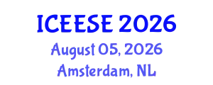 International Conference on Electrical, Electronics and Systems Engineering (ICEESE) August 05, 2026 - Amsterdam, Netherlands