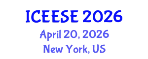 International Conference on Electrical, Electronics and Systems Engineering (ICEESE) April 20, 2026 - New York, United States