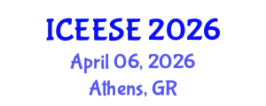 International Conference on Electrical, Electronics and Systems Engineering (ICEESE) April 06, 2026 - Athens, Greece