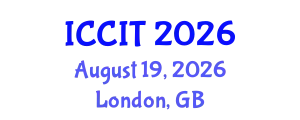 International Conference on Communication and Information Technology (ICCIT) August 19, 2026 - London, United Kingdom