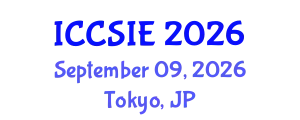 International Conference on Computer Science and Information Engineering (ICCSIE) September 09, 2026 - Tokyo, Japan