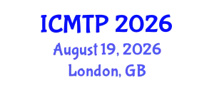 International Conference on Mathematical and Theoretical Physics (ICMTP) August 19, 2026 - London, United Kingdom