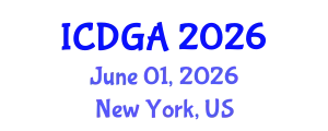 International Conference on Differential Geometry and Applications (ICDGA) June 01, 2026 - New York, United States