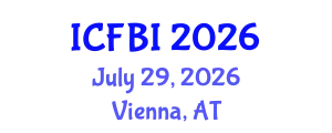 International Conference on Finance, Banking and Insurance (ICFBI) July 29, 2026 - Vienna, Austria