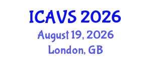 International Conference on Animal and Veterinary Sciences (ICAVS) August 19, 2026 - London, United Kingdom