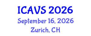 International Conference on Animal and Veterinary Sciences (ICAVS) September 16, 2026 - Zurich, Switzerland