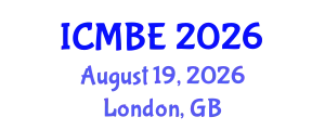 International Conference on Mathematical Biology and Ecology (ICMBE) August 19, 2026 - London, United Kingdom