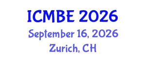 International Conference on Mathematical Biology and Ecology (ICMBE) September 16, 2026 - Zurich, Switzerland