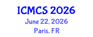 International Conference on Mathematics and Computational Science (ICMCS) June 22, 2026 - Paris, France