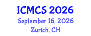 International Conference on Mathematics and Computational Science (ICMCS) September 16, 2026 - Zurich, Switzerland