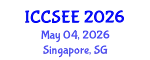 International Conference on Civil, Structural and Earthquake Engineering (ICCSEE) May 04, 2026 - Singapore, Singapore