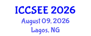International Conference on Civil, Structural and Earthquake Engineering (ICCSEE) August 09, 2026 - Lagos, Nigeria