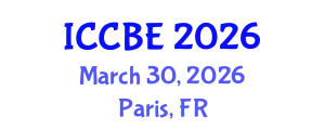 International Conference on Chemical and Biochemical Engineering (ICCBE) March 30, 2026 - Paris, France