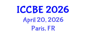 International Conference on Chemical and Biochemical Engineering (ICCBE) April 20, 2026 - Paris, France