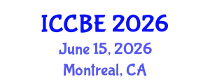 International Conference on Chemical and Biochemical Engineering (ICCBE) June 15, 2026 - Montreal, Canada