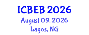 International Conference on Biochemical Engineering and Bioengineering (ICBEB) August 09, 2026 - Lagos, Nigeria