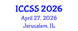 International Conference on Computational and Statistical Sciences (ICCSS) April 27, 2026 - Jerusalem, Israel