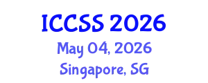 International Conference on Computational and Statistical Sciences (ICCSS) May 04, 2026 - Singapore, Singapore