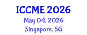 International Conference on Chemical and Molecular Engineering (ICCME) May 04, 2026 - Singapore, Singapore