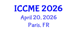 International Conference on Chemical and Molecular Engineering (ICCME) April 20, 2026 - Paris, France